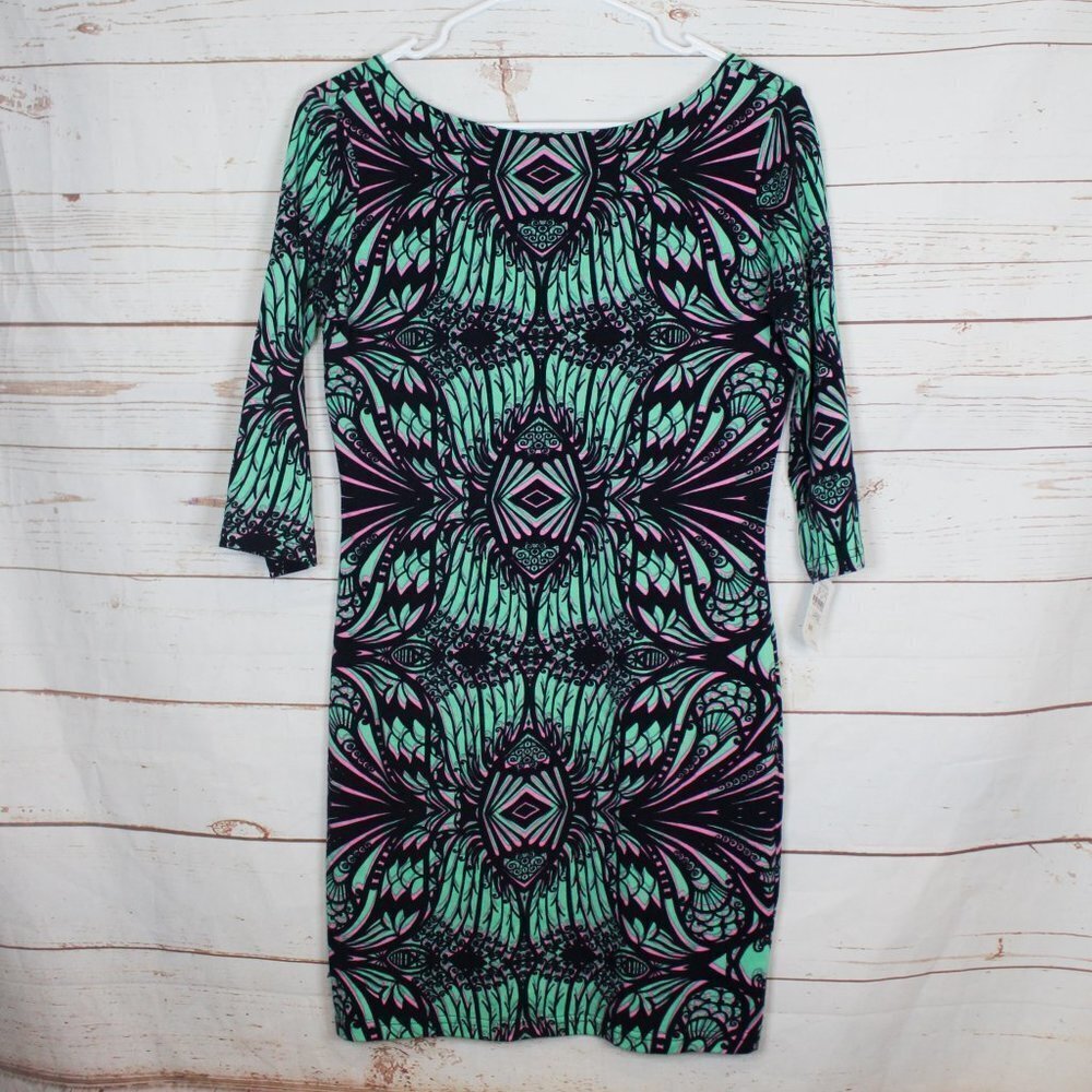 NEW‎ Amanda Uprichard 3/4 Sleeve Dress Large